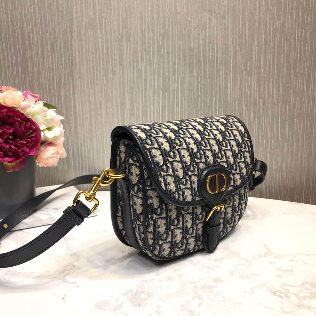 Christian Dior Medium Dior Bobby Bag in Oblique Jacquard M9319