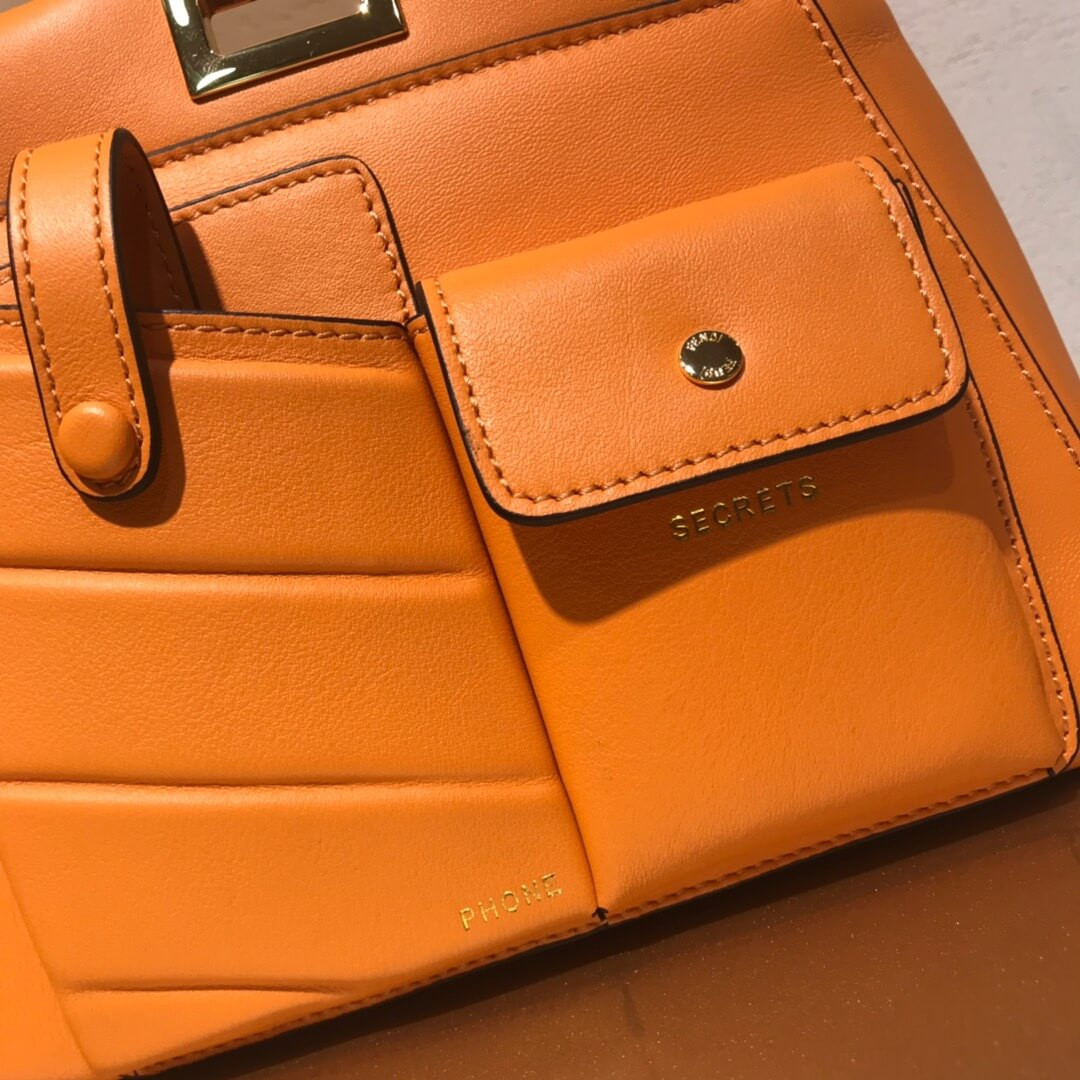 Fendi Peekaboo Iconic Mini Leather Bag 8BN311