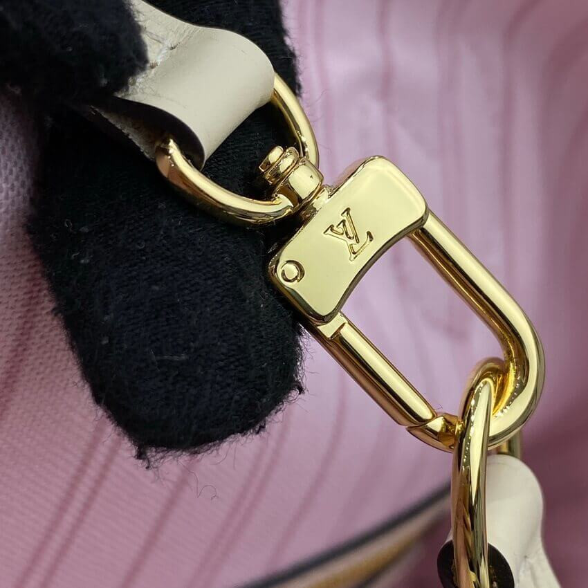 Louis Vuitton Damier Azur Neverfull MM N45295 Pink