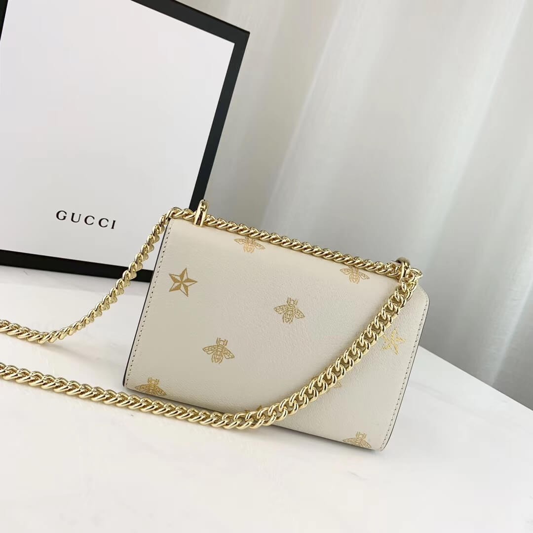 Gucci Padlock Bee Star Small Shoulder Bag 432182