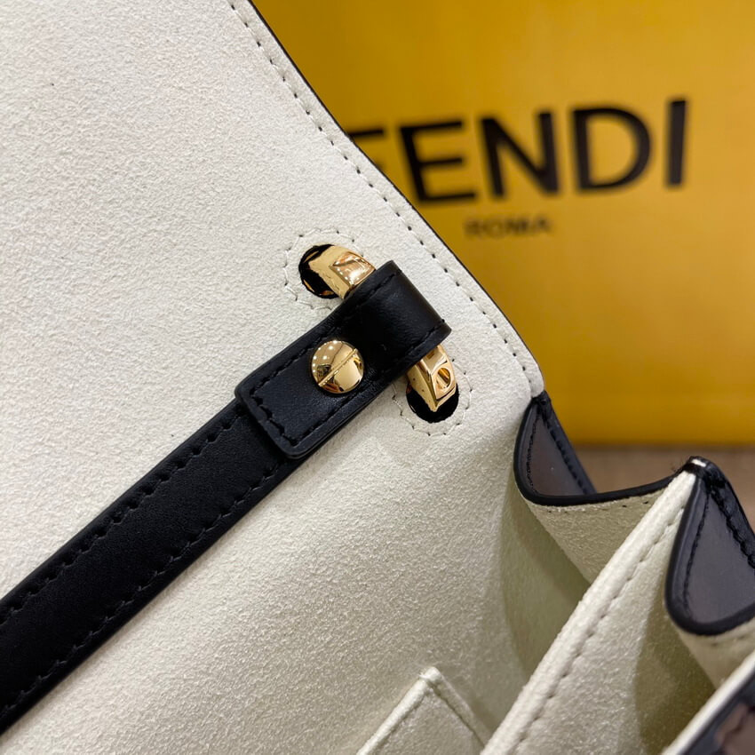 Fendi Kan U Small Bag With Embossed FF Logo 8M0417