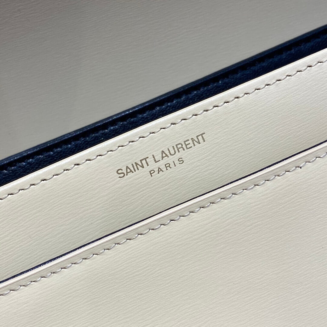 Saint Laurent YSL Solferino Medium Satchel In Box Leather 634305