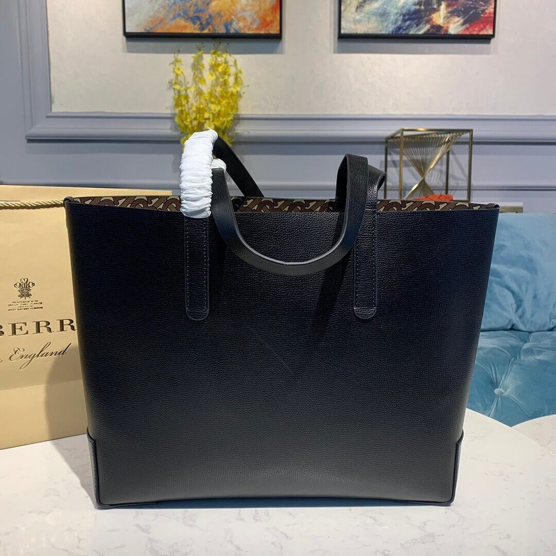 Burberry Embossed Monogram Motif Leather Tote 80196121