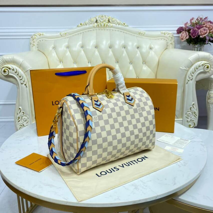 Louis Vuitton Damier Azur Speedy Bandouliere 30 N50054