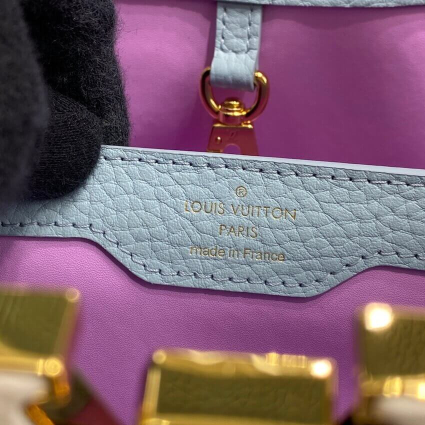 Louis Vuitton Capucines MM Bag M57672 Olympus Blue