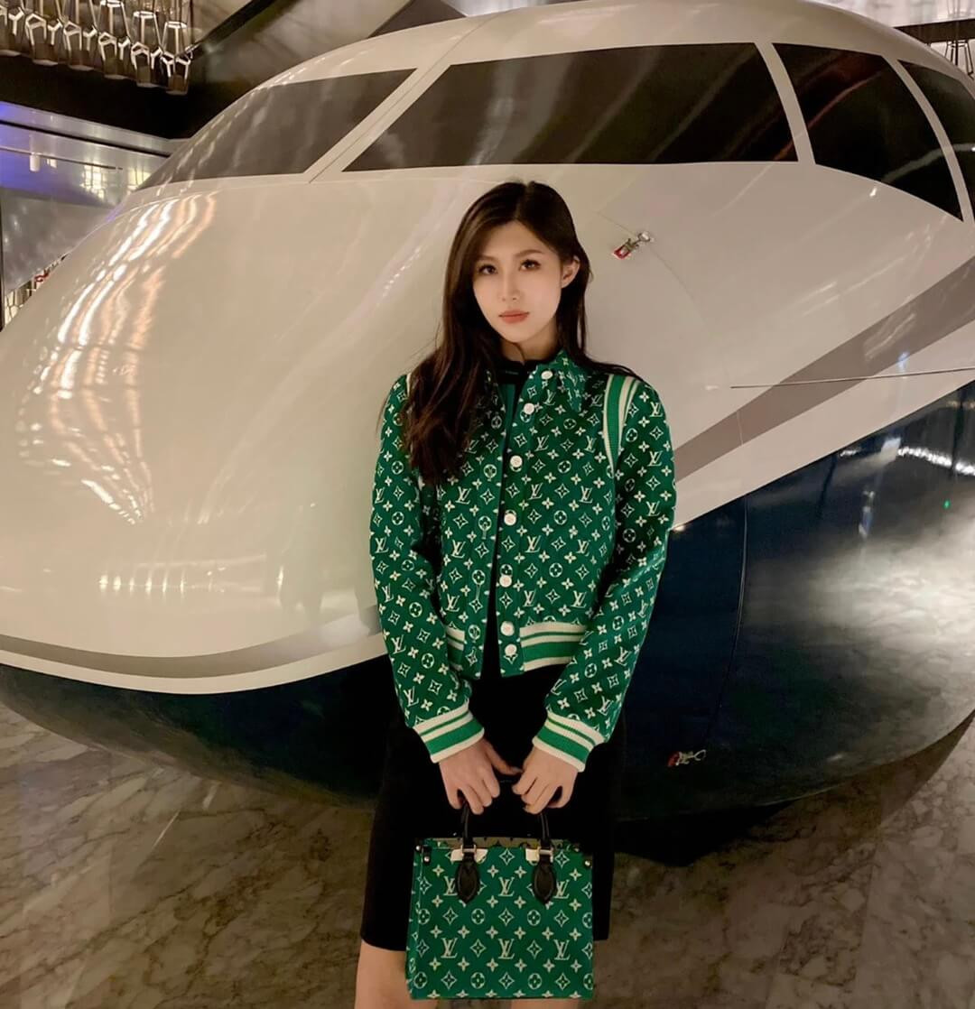 Louis Vuitton Monogram Jacquard Velvet Onthego PM M46216 Green