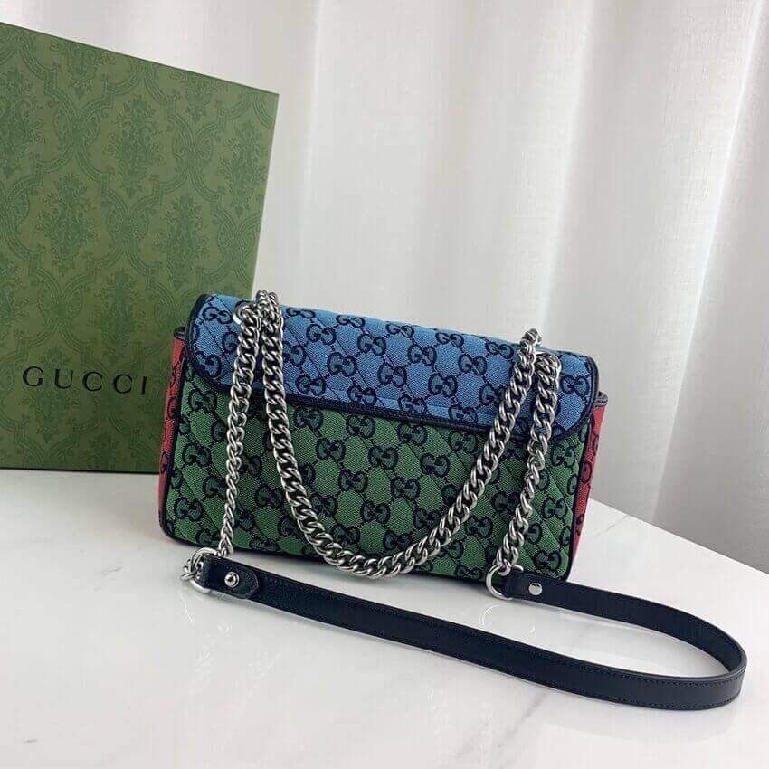 Gucci GG Marmont Multicolour Small Shoulder Bag 443497