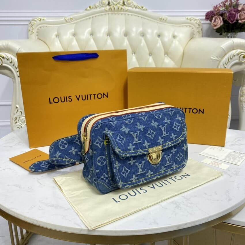 Louis Vuitton Monogram Denim Bum Waist Bag M95347