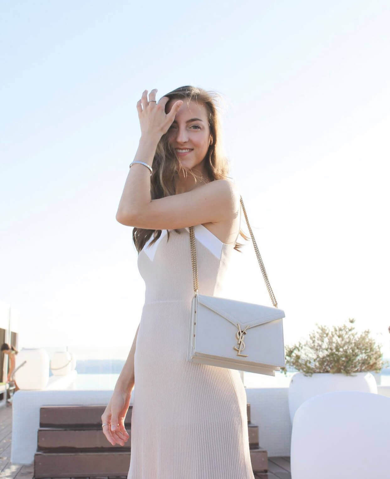 YSL Saint Laurent Cassandra Monogram Clasp Bag In Grain Leather 532750