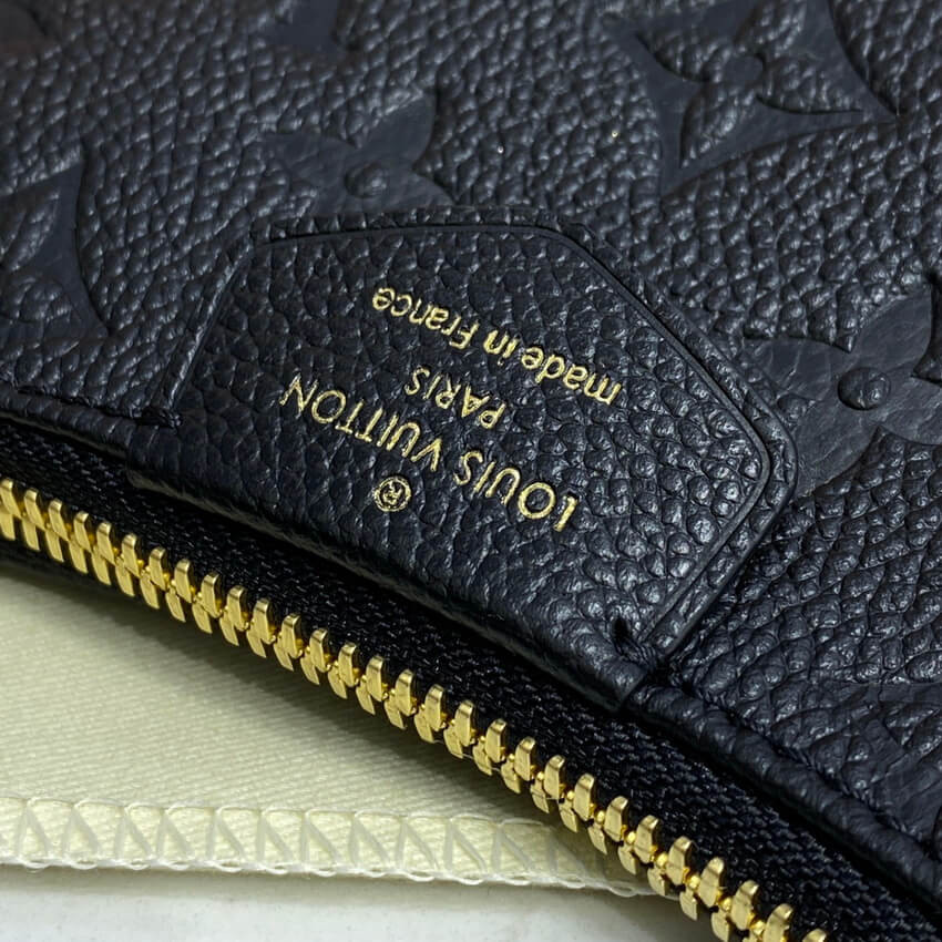 Louis Vuitton Monogram Empreinte Easy Pouch On Strap M80349 Black