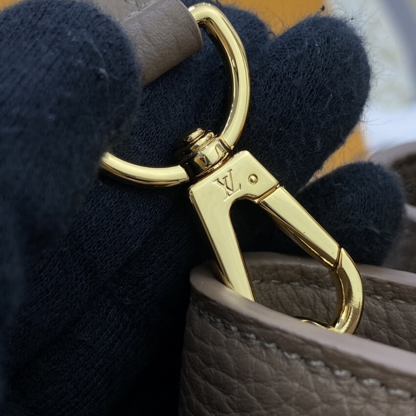 Louis Vuitton Taurillon Leather and Python Capucines MM