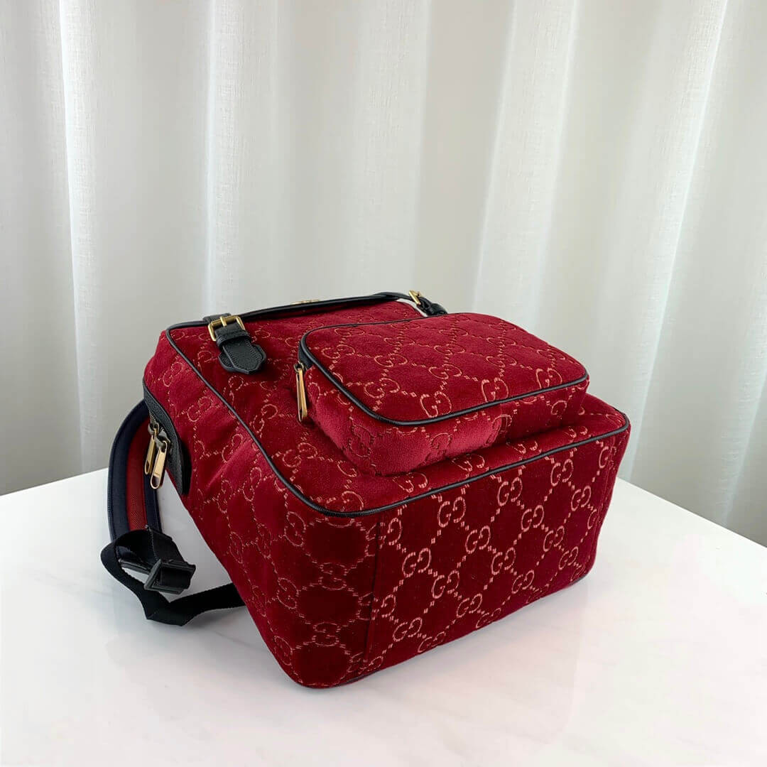 Gucci Small GG Velvet Backpack 574942