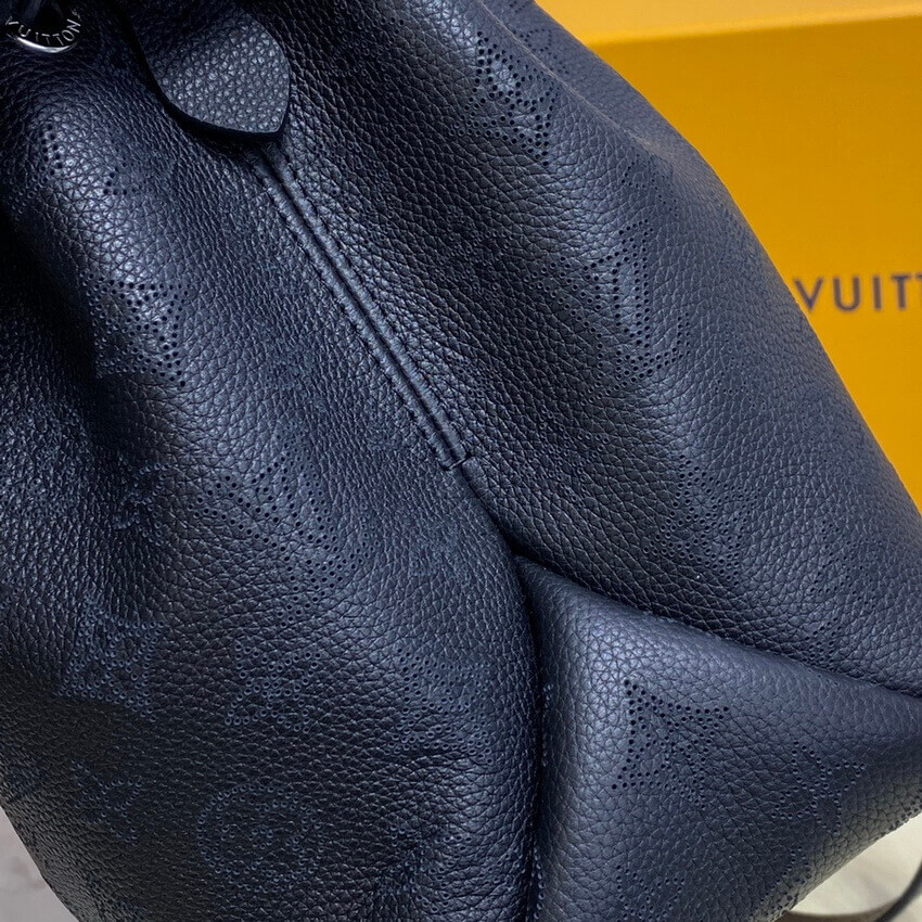 Louis Vuitton Mahina Calf Leather Bella Tote M59200 Black