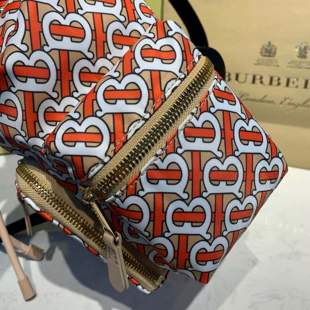 Burberry The Medium Rucksack in Monogram Print Nylon 80134111