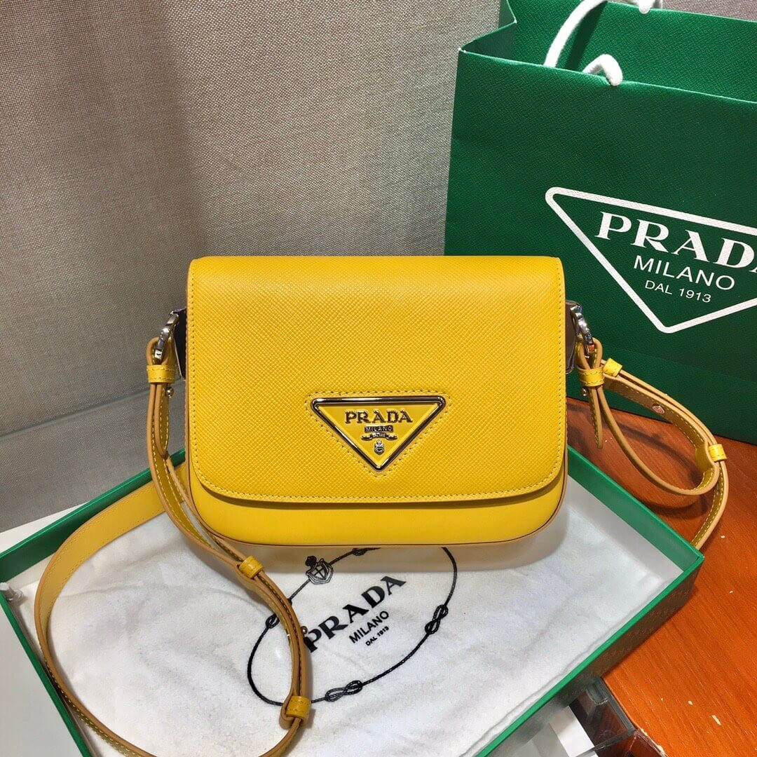 Prada Saffiano Leather Shoulder Bag 1BD249