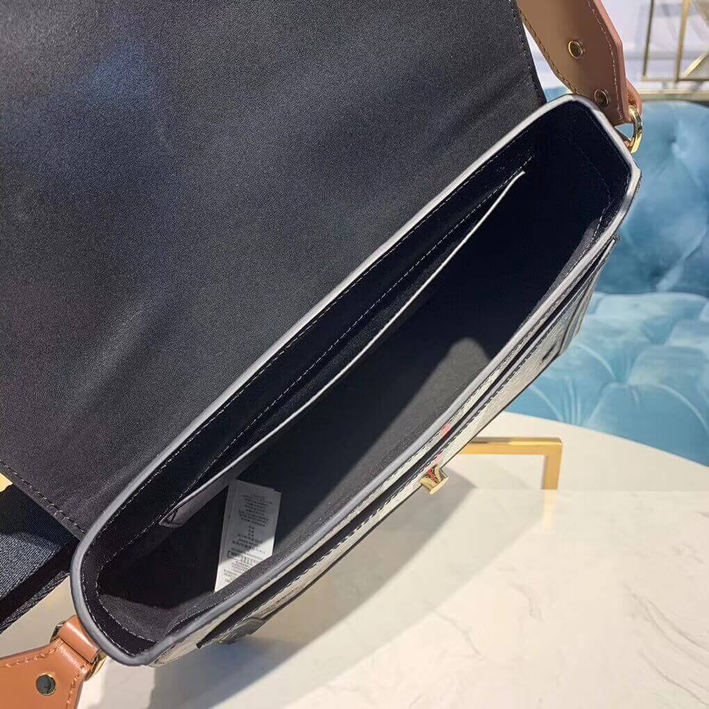 Burberry Monogram Stripe E-canvas Note Crossbody Bag 80193661