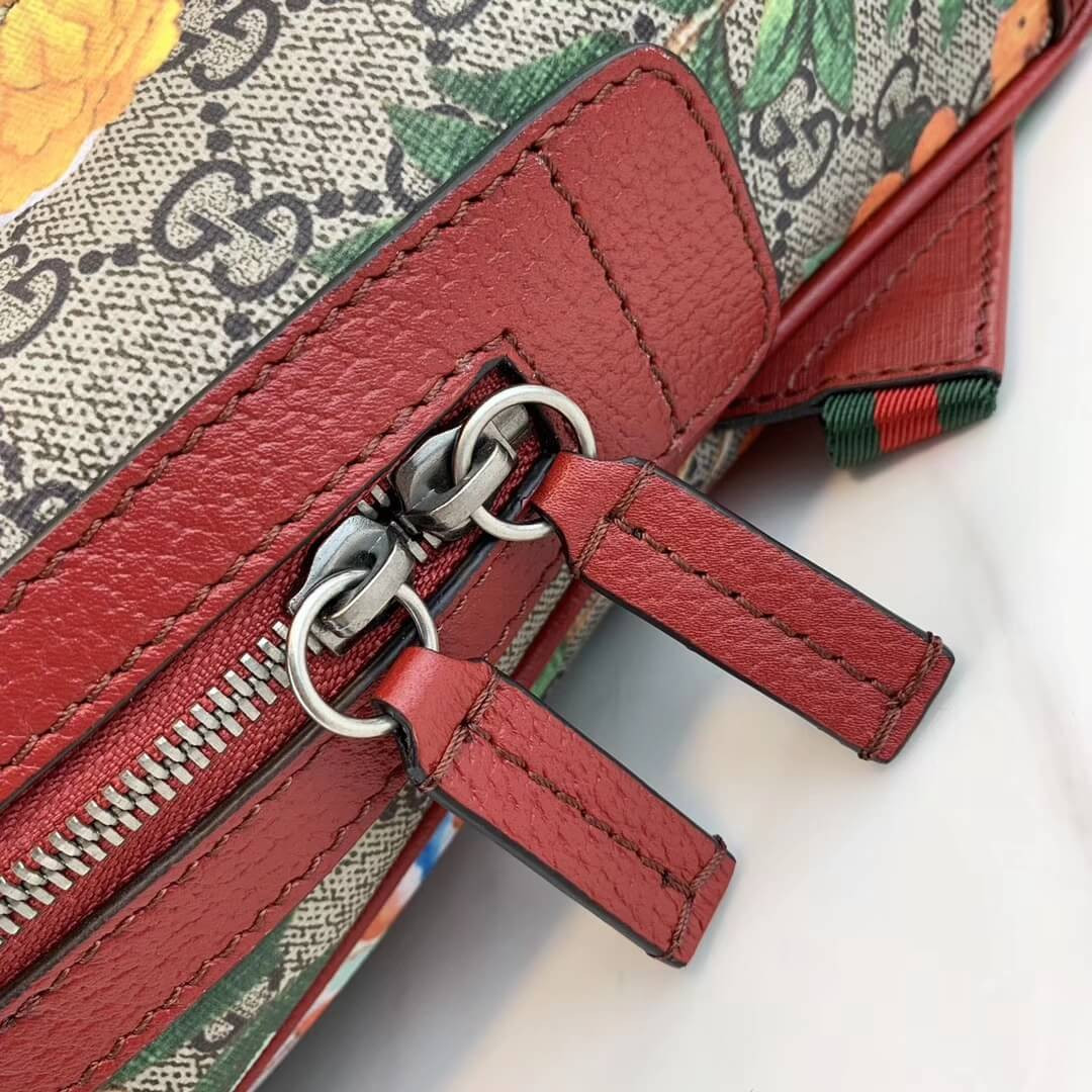 Gucci GG Supreme Monogram Tian Animal Print Backpack 427042