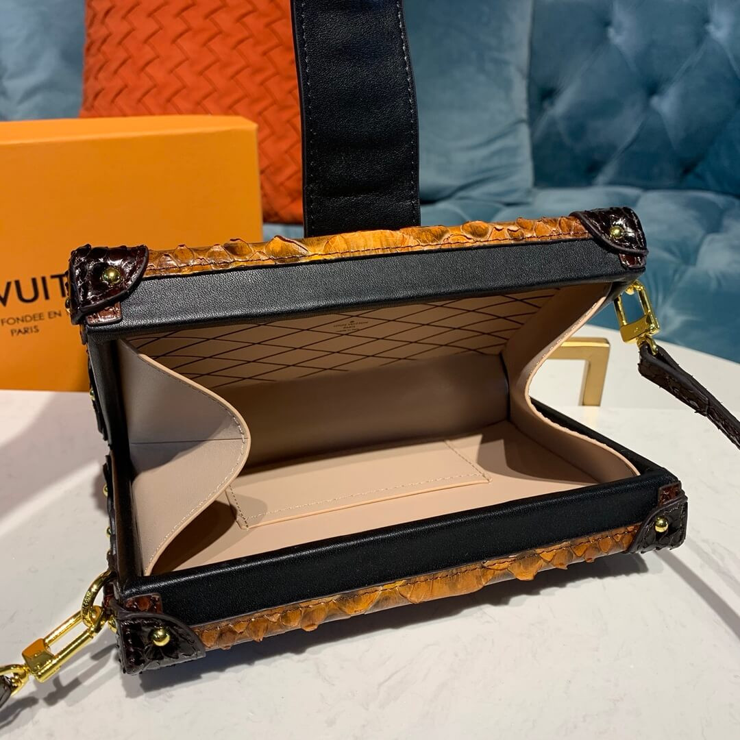 Louis Vuitton Python Leather Petite Malle N94723