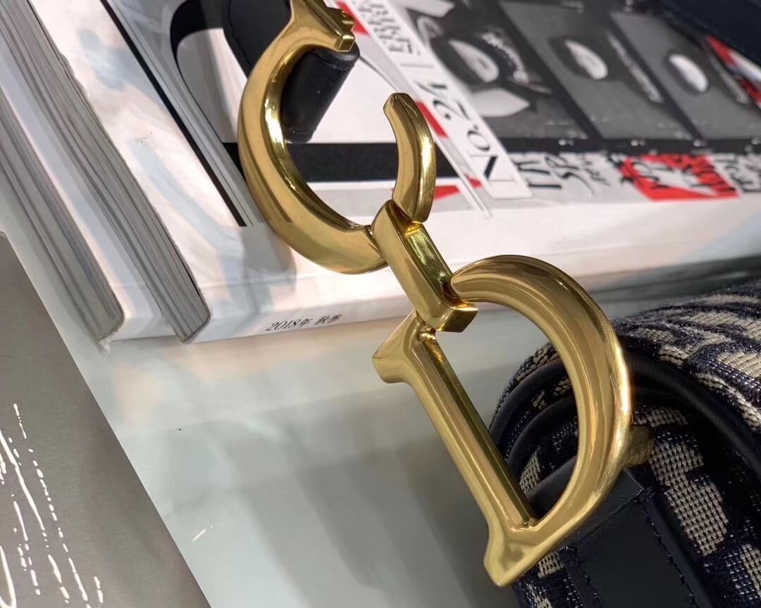 Christian Dior Oblique Saddle Bag M0446