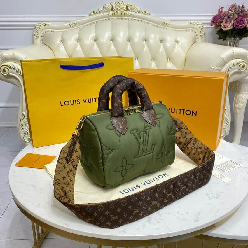 Louis Vuitton Econyl Speedy Bandouliere 25 M59009 Khaki