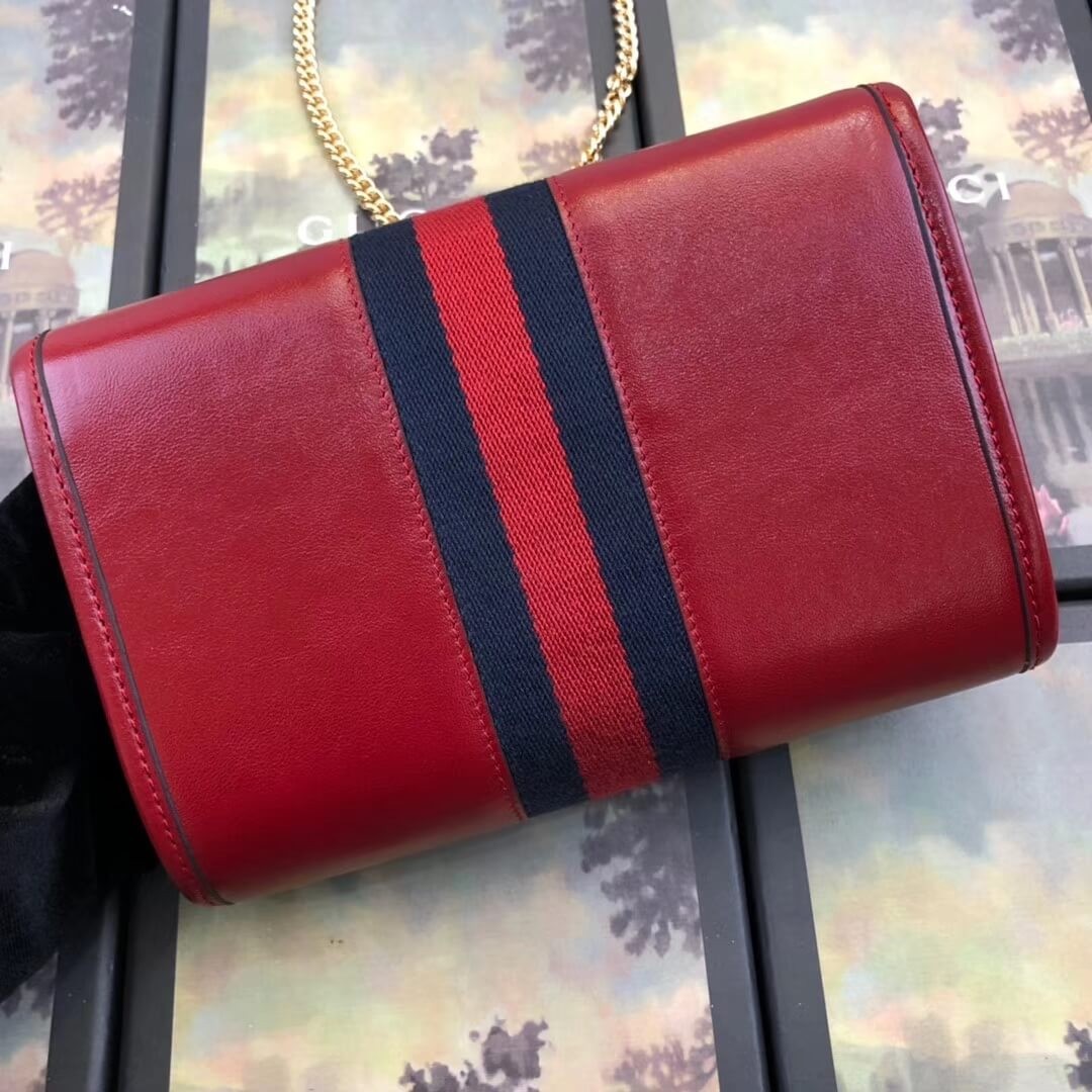 Gucci Smooth Leather Rajah Mini Bag 573797