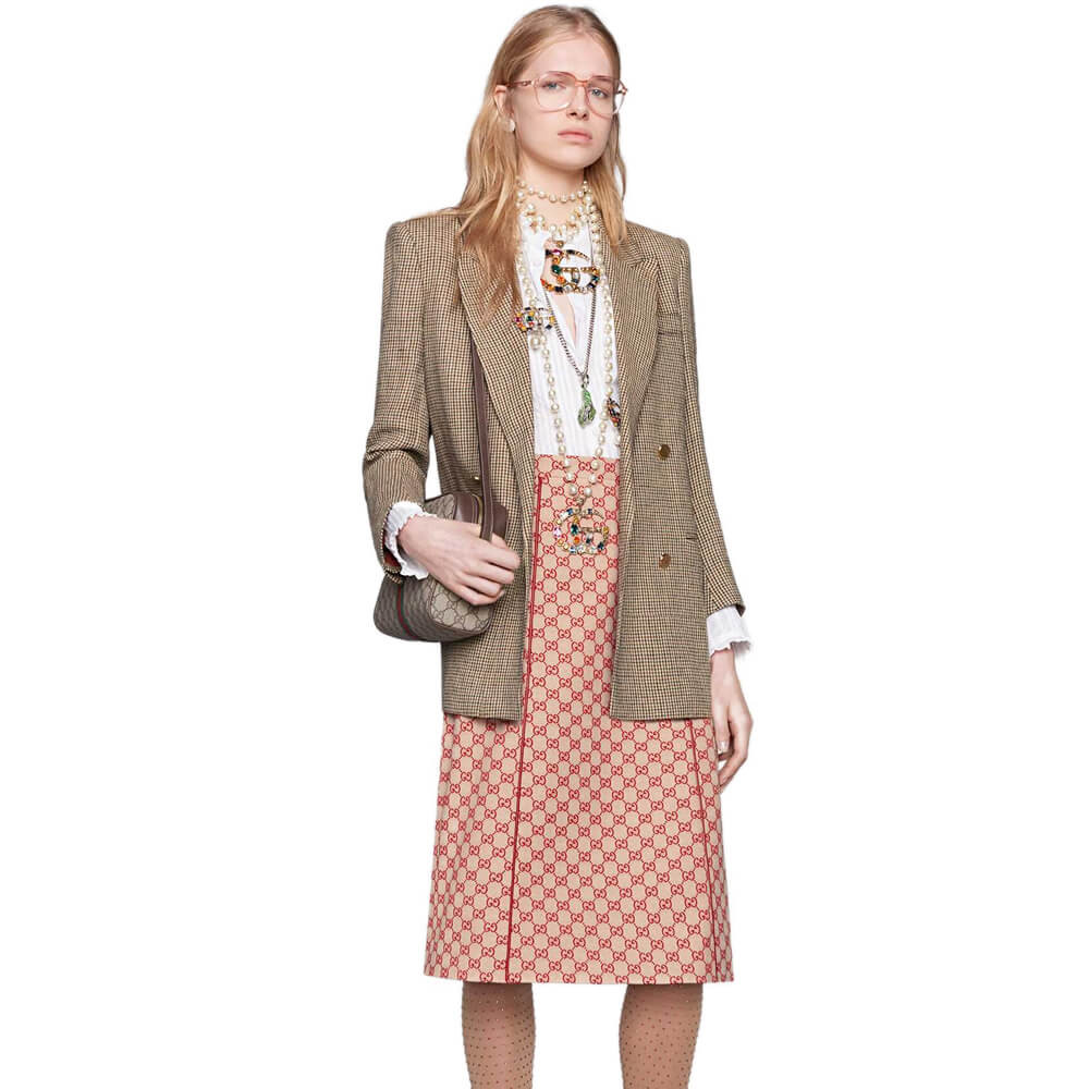 Gucci Ophidia GG Supreme Small Shoulder Bag 517080