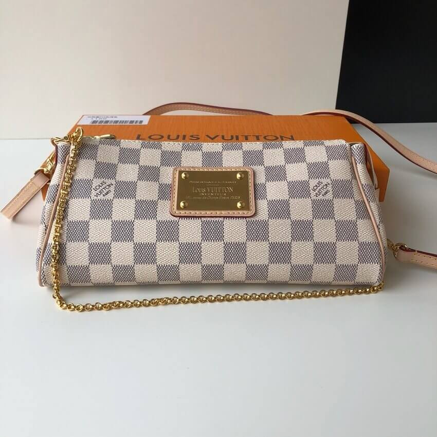 Louis Vuitton Damier Azur Canvas Eva Clutch N55214