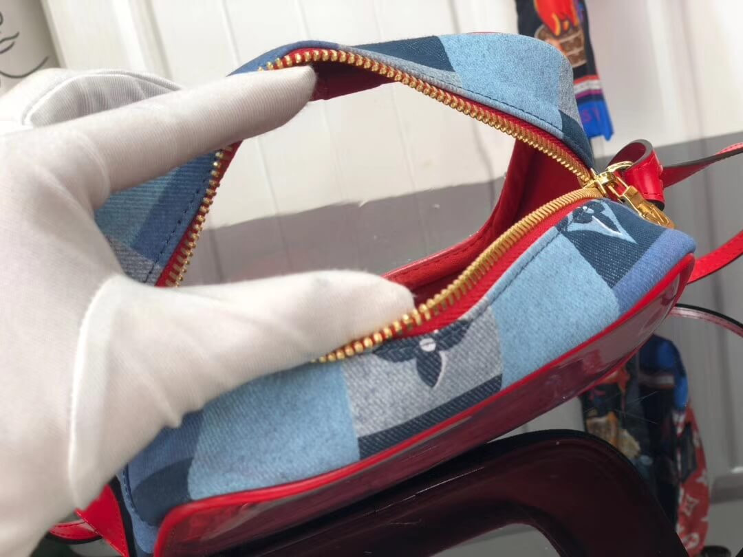 Louis Vuitton Monogram Denim Canvas Beach Pouch M68765