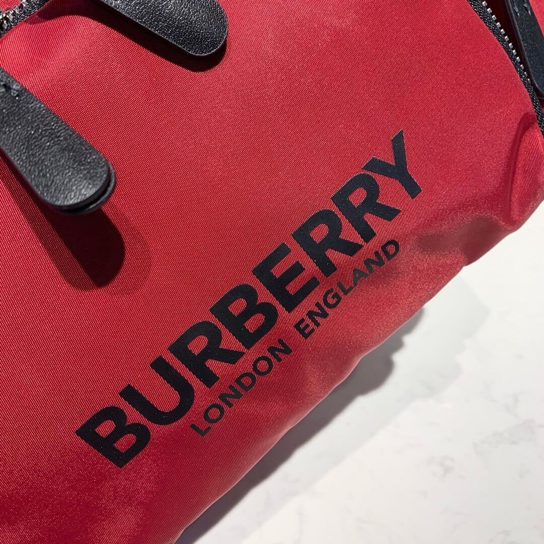 Burberry The Medium Rucksack in Logo Print Nylon 80416201