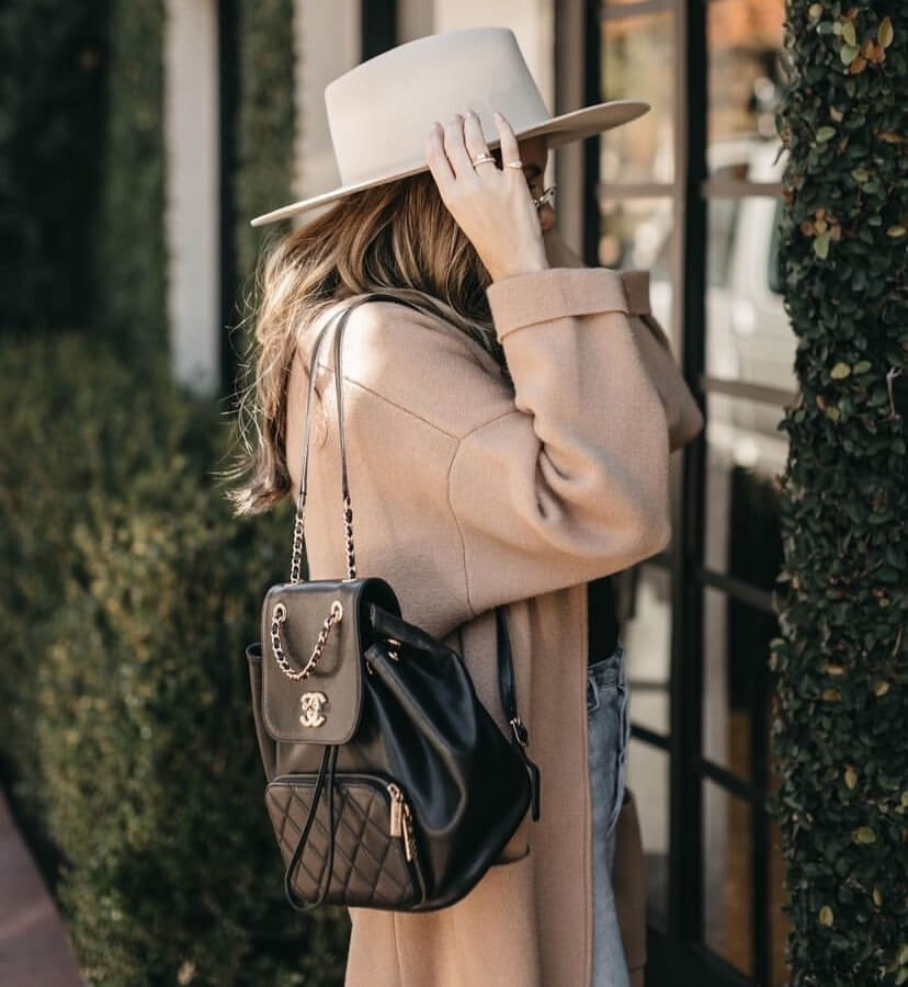 Chanel Business Affinity Mini Backpack in Black Caviar AS3530