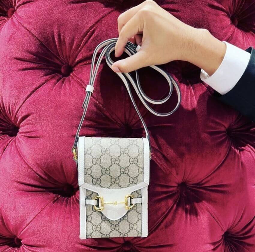 Gucci GG Supreme Horsebit 1955 Mini Bag 625615