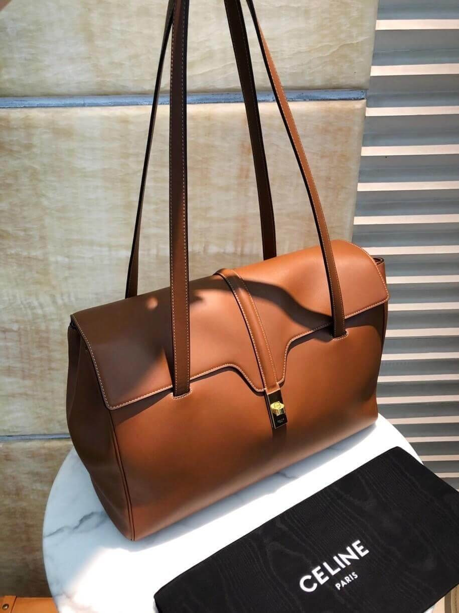 Celine Large Soft 16 Bag In Smooth Calfskin 194043