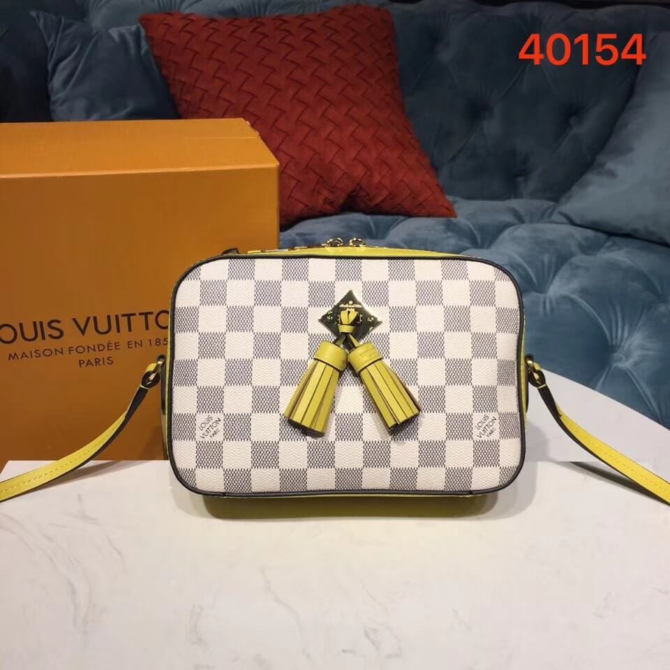 Louis Vuitton Damier Azur Canvas Saintonge N40154