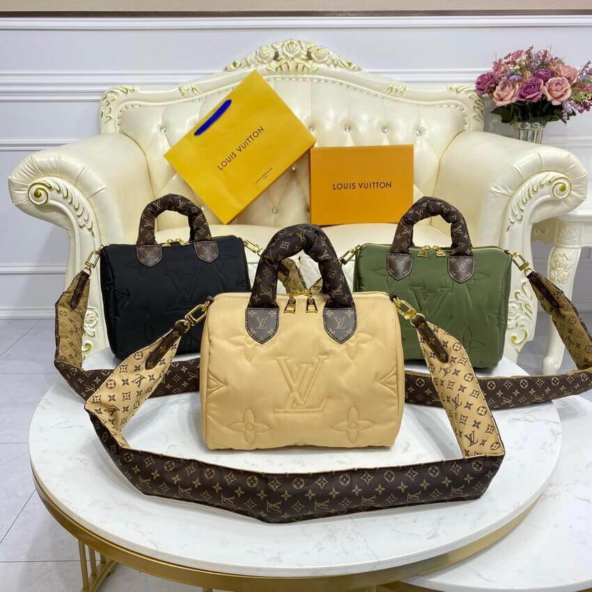 Louis Vuitton Econyl Speedy Bandouliere 25 M59008 Black