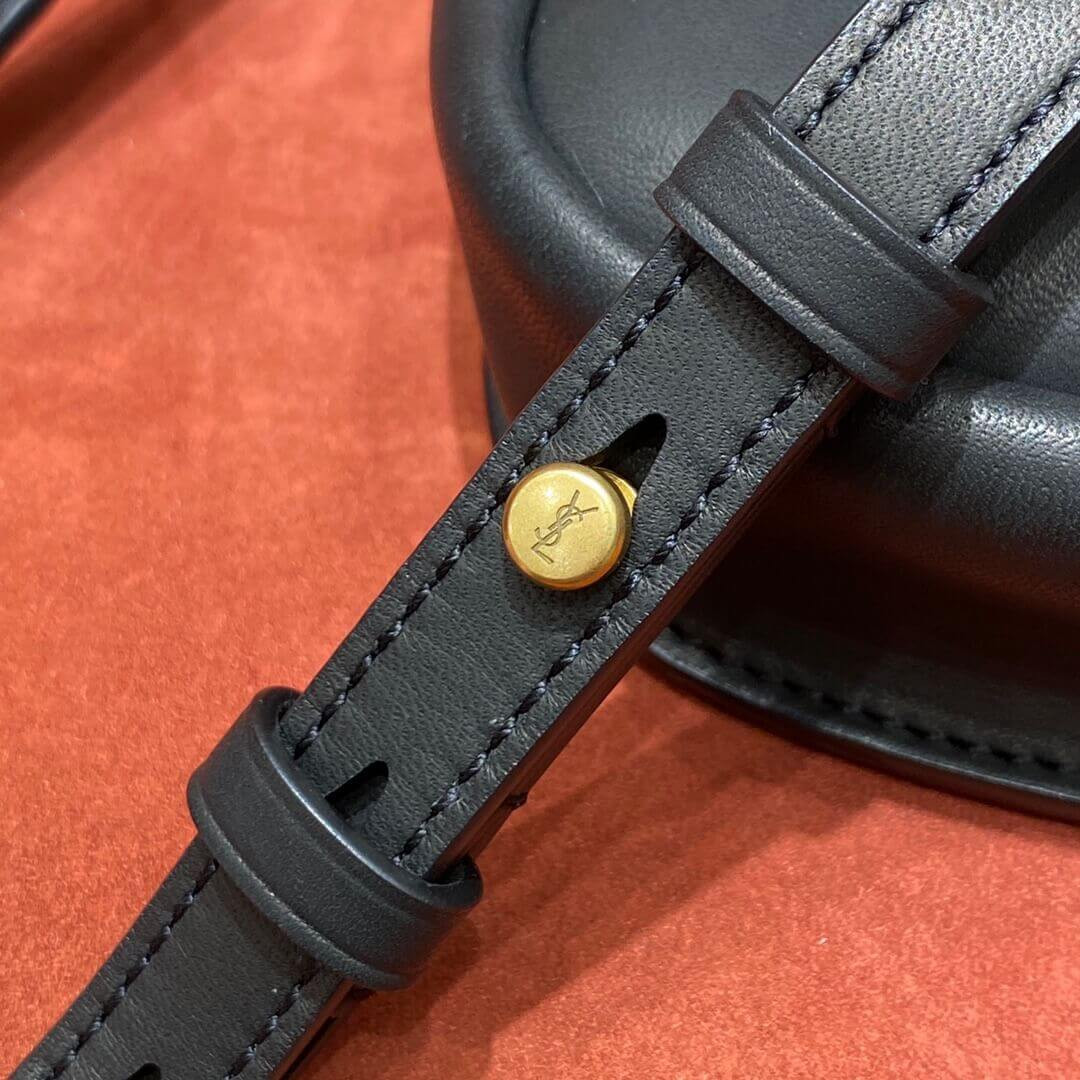 Saint Laurent Kaia YSL-Plaque Mini Leather Satchel 623097