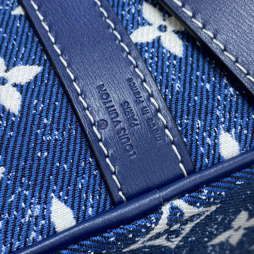 Louis Vuitton Monogram Jacquard Denim Speedy Bandouliere 25 M59609