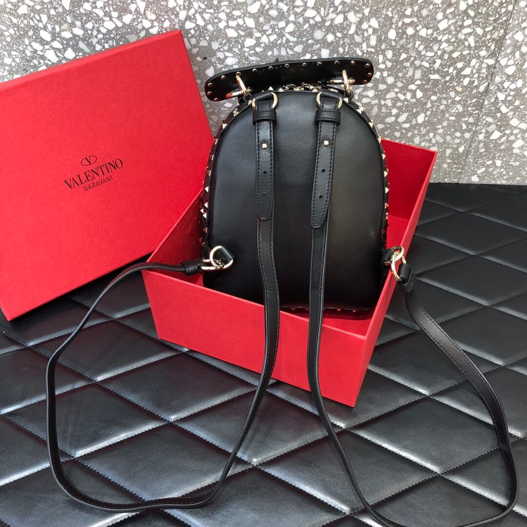 Valentino Garavani Rockstud Spike Mini Backpack 0630J
