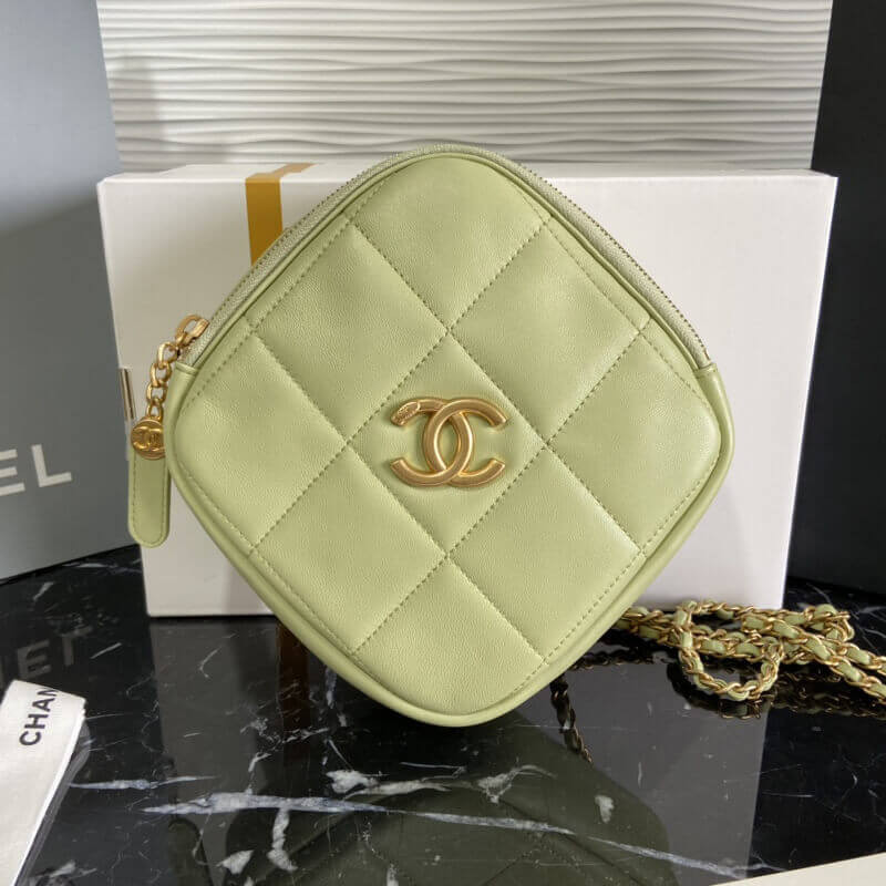 Chanel Small Diamond Bag AS2201 in Lambskin