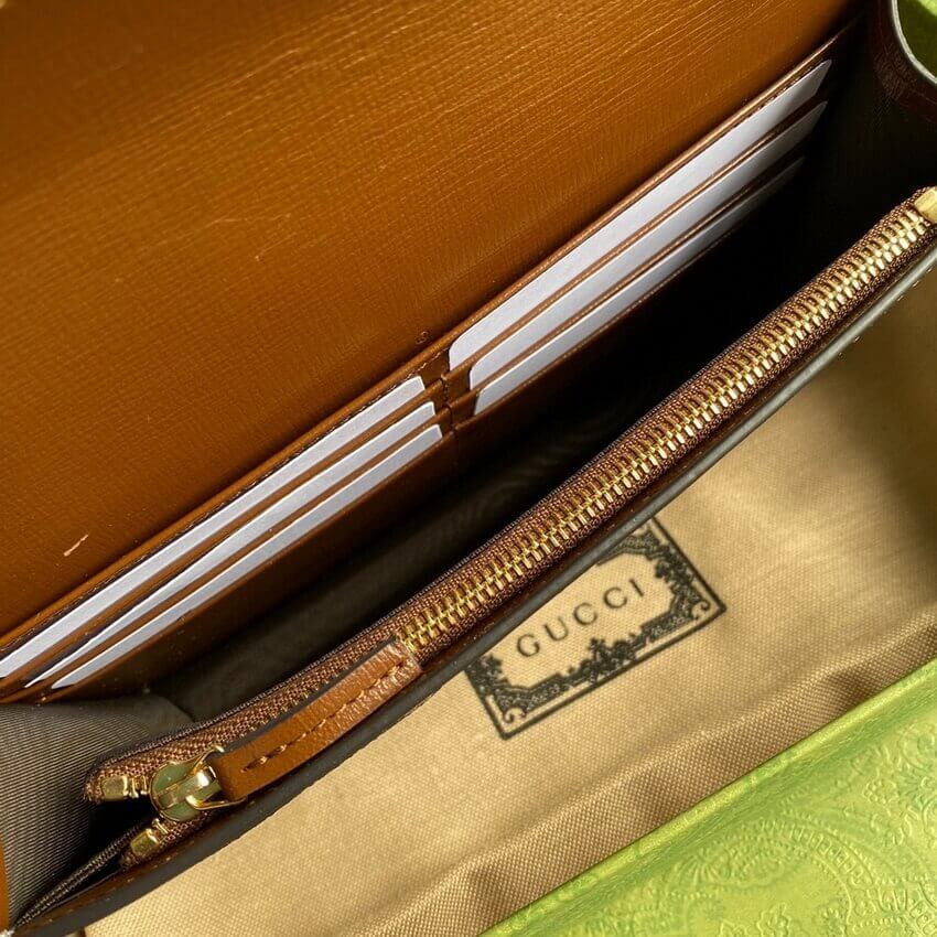 Gucci Valentine's Day Chain Card Case Wallet 648948