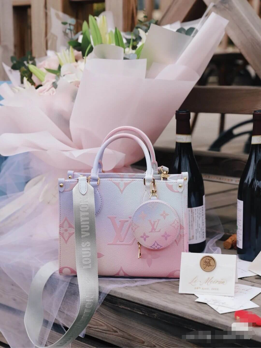 Louis Vuitton Onthego PM M59856 Sunrise Pastel