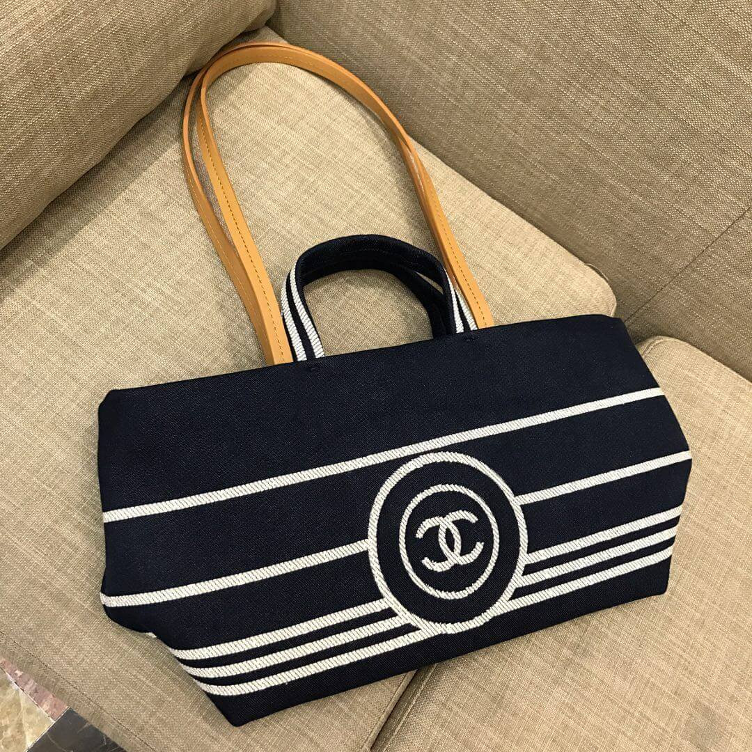 Chanel Denim Large Tote A92241