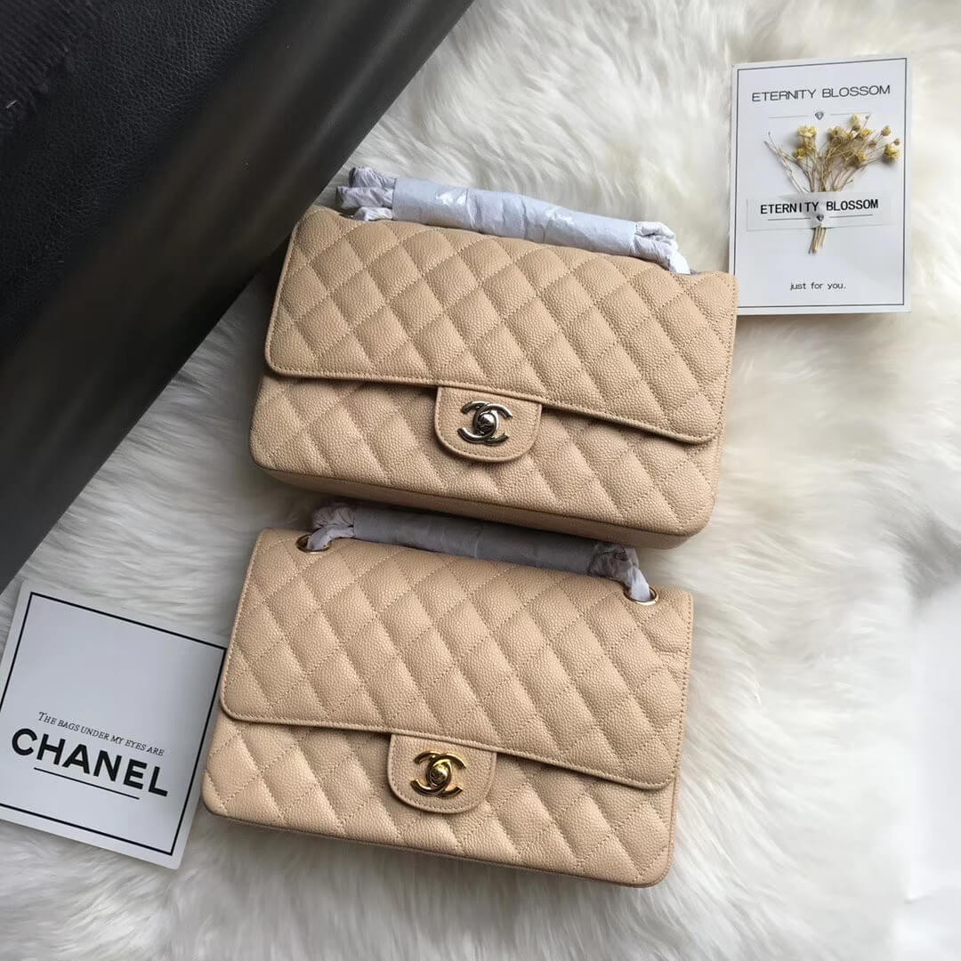 Chanel Caviar Calfskin Classic Flap Bag A01112