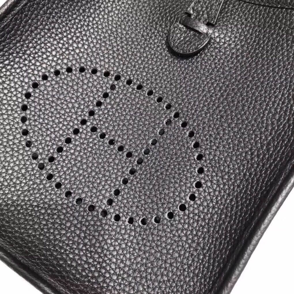 Hermes Mini Evelyne Bag in Togo Leather 17cm
