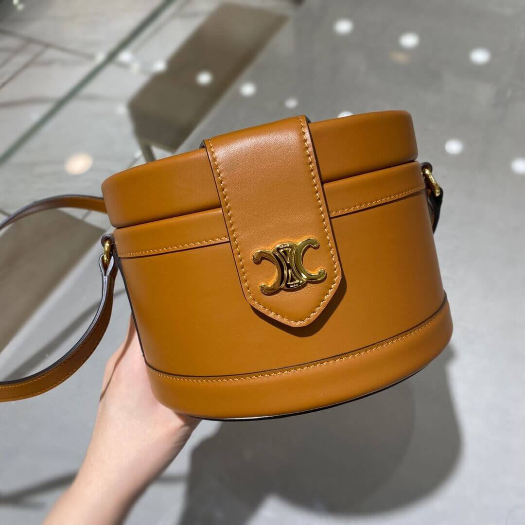 Celine Medium Tambour Bag In Smooth Calfskin 195192