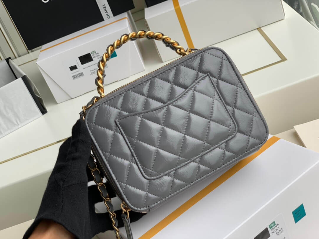 Chanel Lambskin Vanity Case AS2179