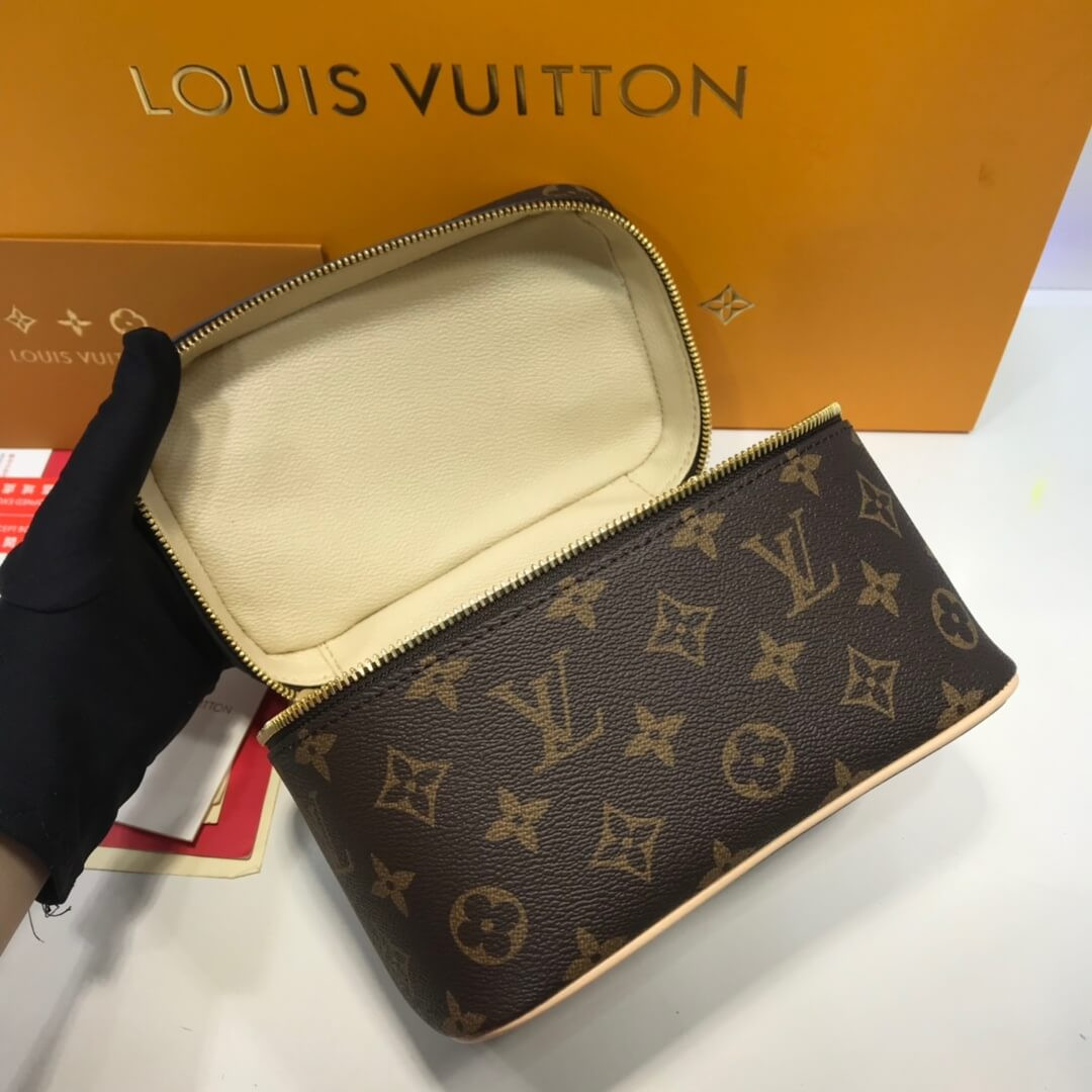 Louis Vuitton Monogram Canvas Nice Cosmetic  Mini M44495