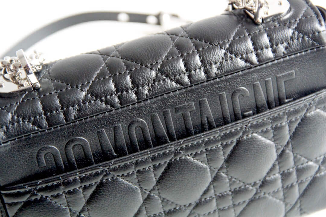 Dior Large Caro Bag in Supple Cannage Calfskin M9243