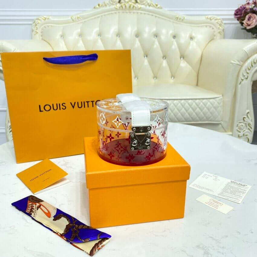 Louis Vuitton Plexiglass Scott Box Red GI0204