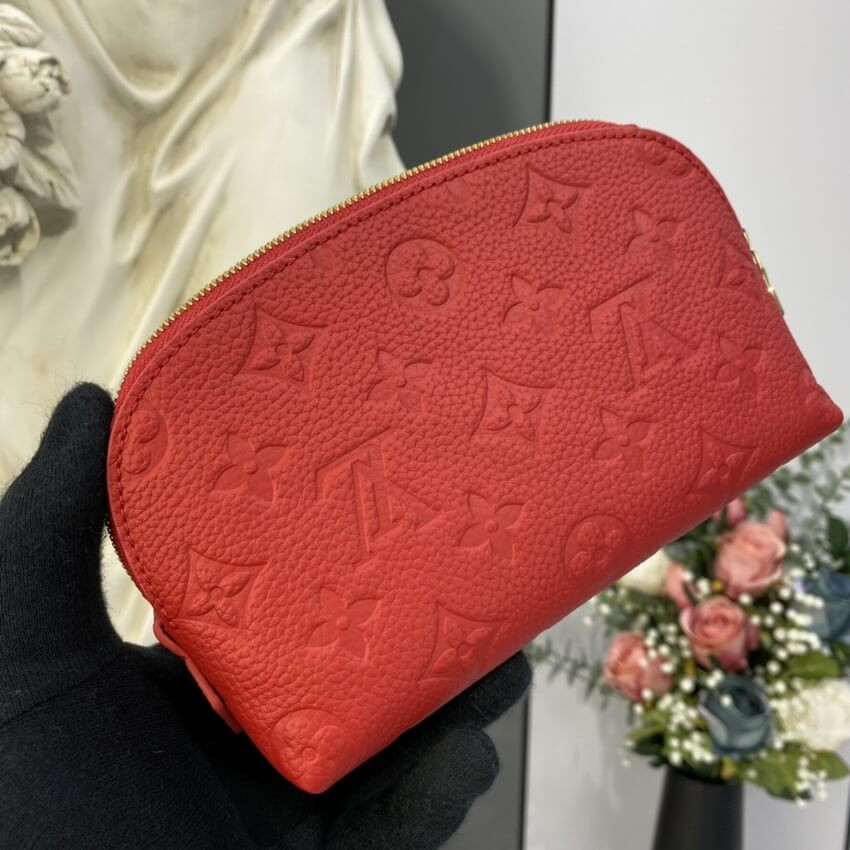 Louis Vuitton Monogram Empreinte Cosmetic Pouch PM M69414