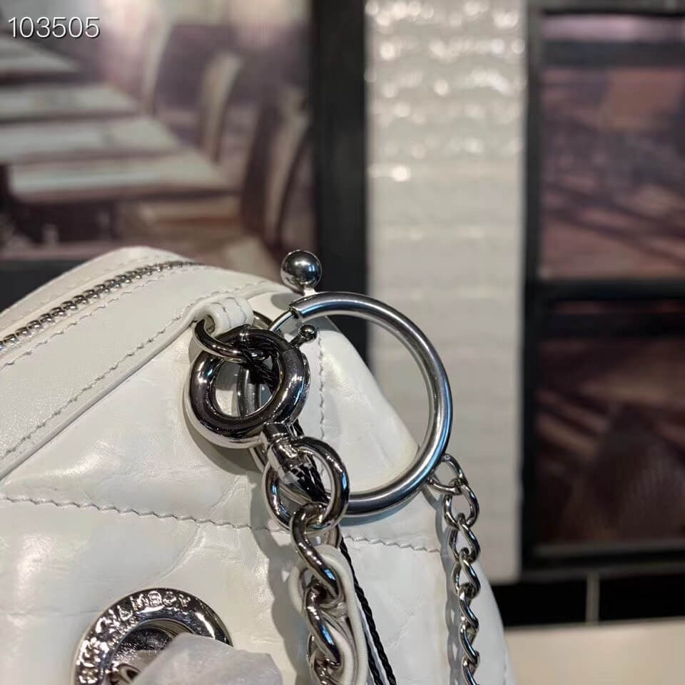 Chanel Small Bowling Bag in Calfskin AS1321